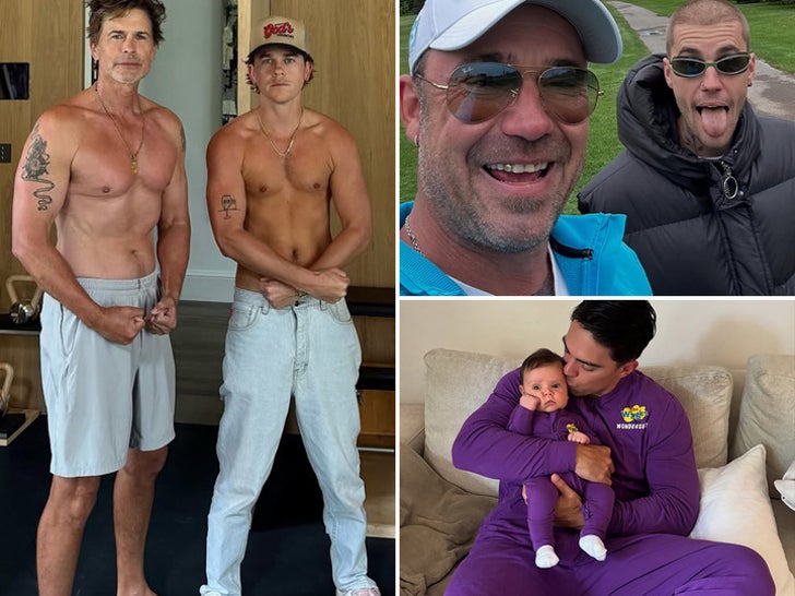 Celeb Dads With Their Mini-Mes