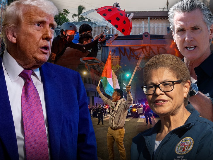 President Trump Slams Gavin Newsom and Karen Bass Over L.A. Riots