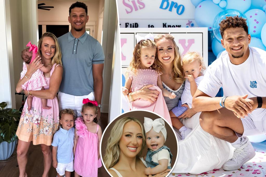 Brittany, Patrick Mahomes debut first pictures of daughter Golden’s face