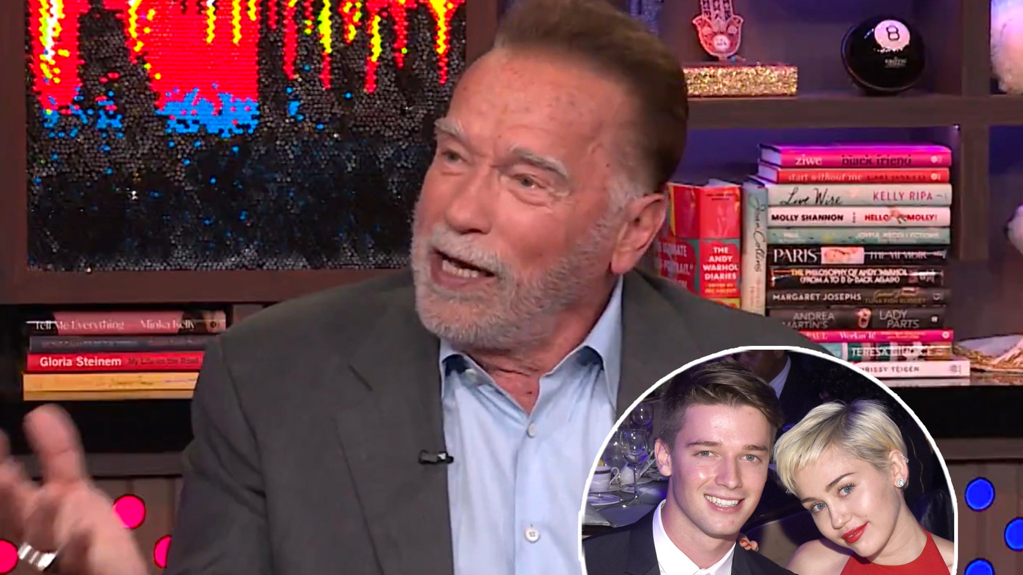 Arnold Schwarzenegger Recollects His Son Patrick’s Relationship with Miley Cyrus