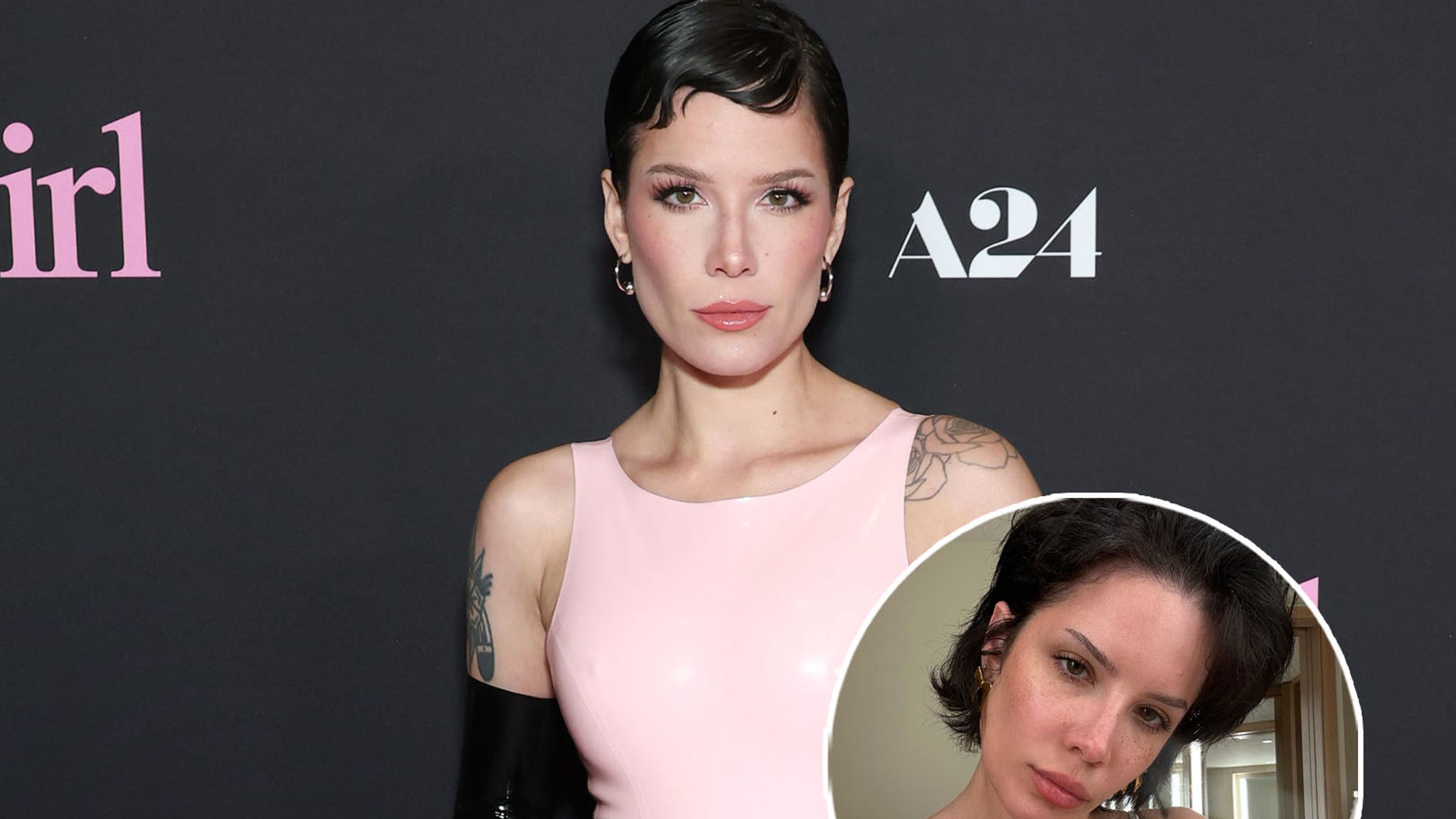 Halsey Exhibits Off Medical Port in Selfie amid Hospital Therapy