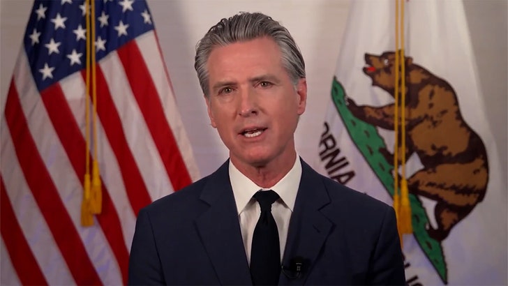 Gov. Newsom Says Trump Assaulting Democracy, Urges People to Stand As much as Him