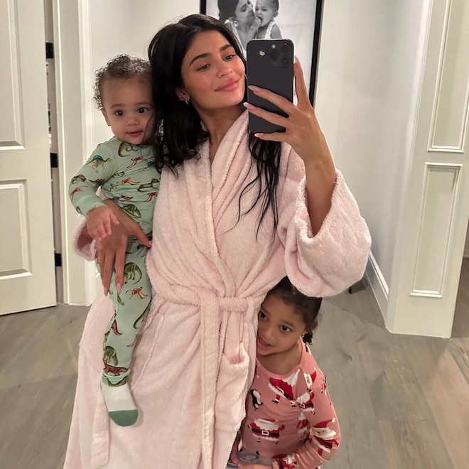 Kylie Jenner Playfully Calls Out Kids Stormi & Aire for “Fake Crying”