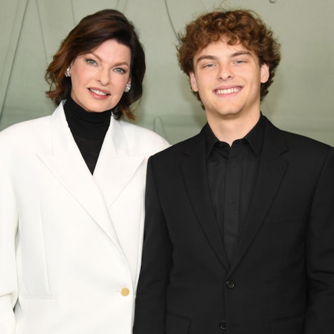 Linda Evangelista Unveils Blended Family Photo With Son & Salma Hayek