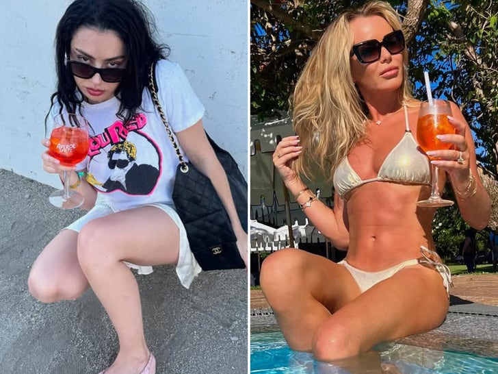 Celebs Sippin’ Summer season Spritzers, Charli XCX, Kylie & Extra Increase a Glass