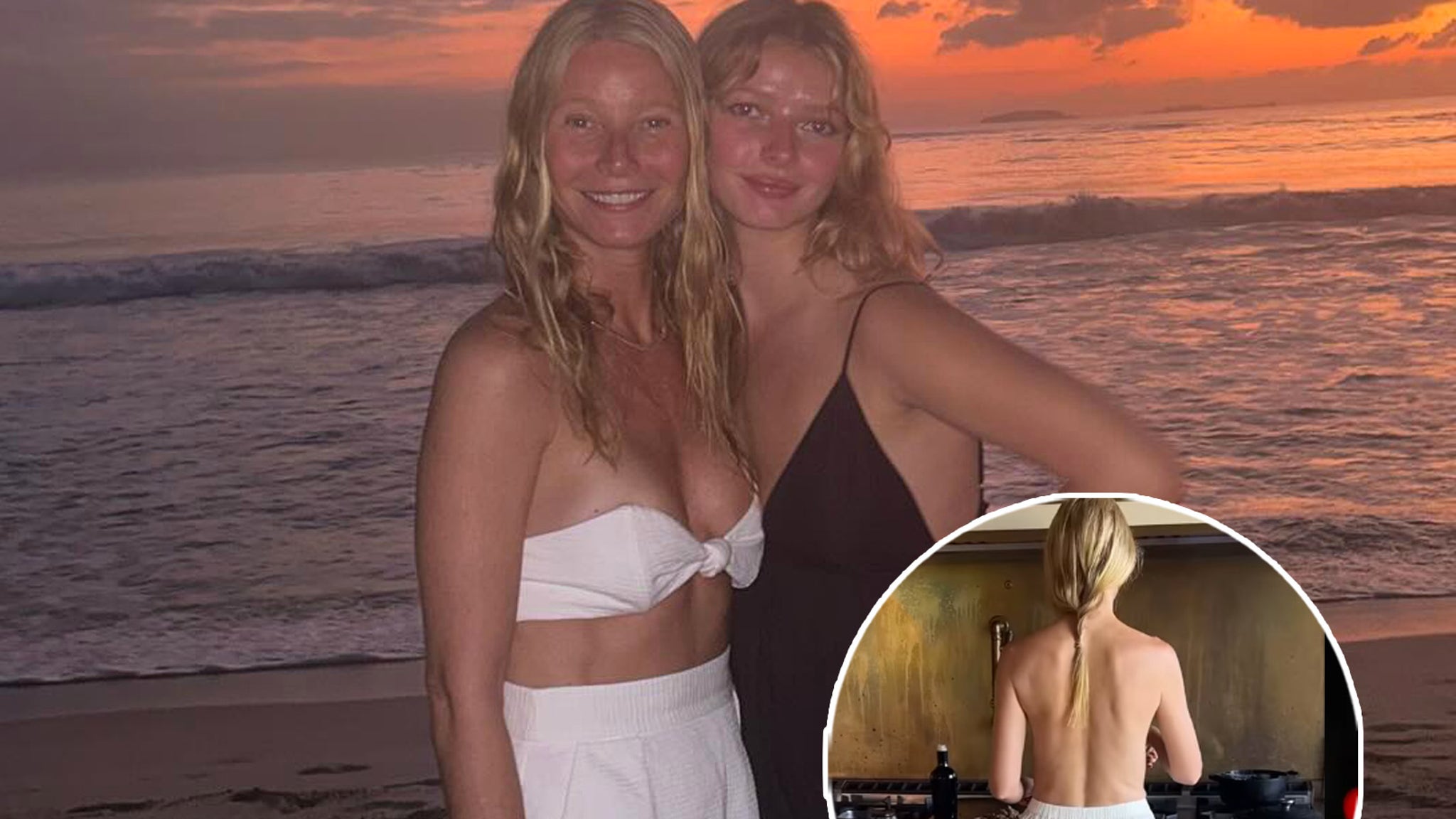 Gwyneth Paltrow’s Daughter Apple Feedback on Mother Cooking Topless on Instagram