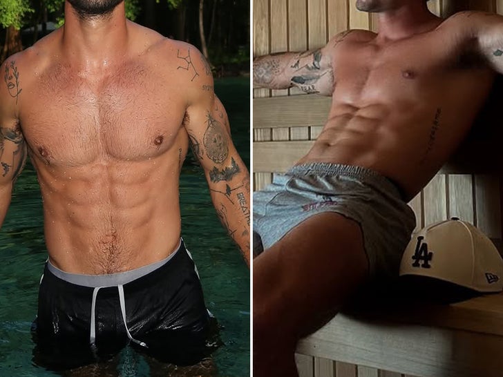 Guess the Sauna Star Breakin’ a Sweat!