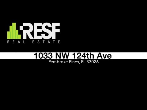 1033 NW 124th Ave, Pembroke Pines, FL 33026