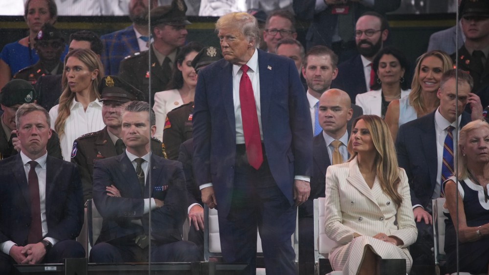 Was Trump Being Trolled With Creedence’s ‘Lucky Son’ at Parade?