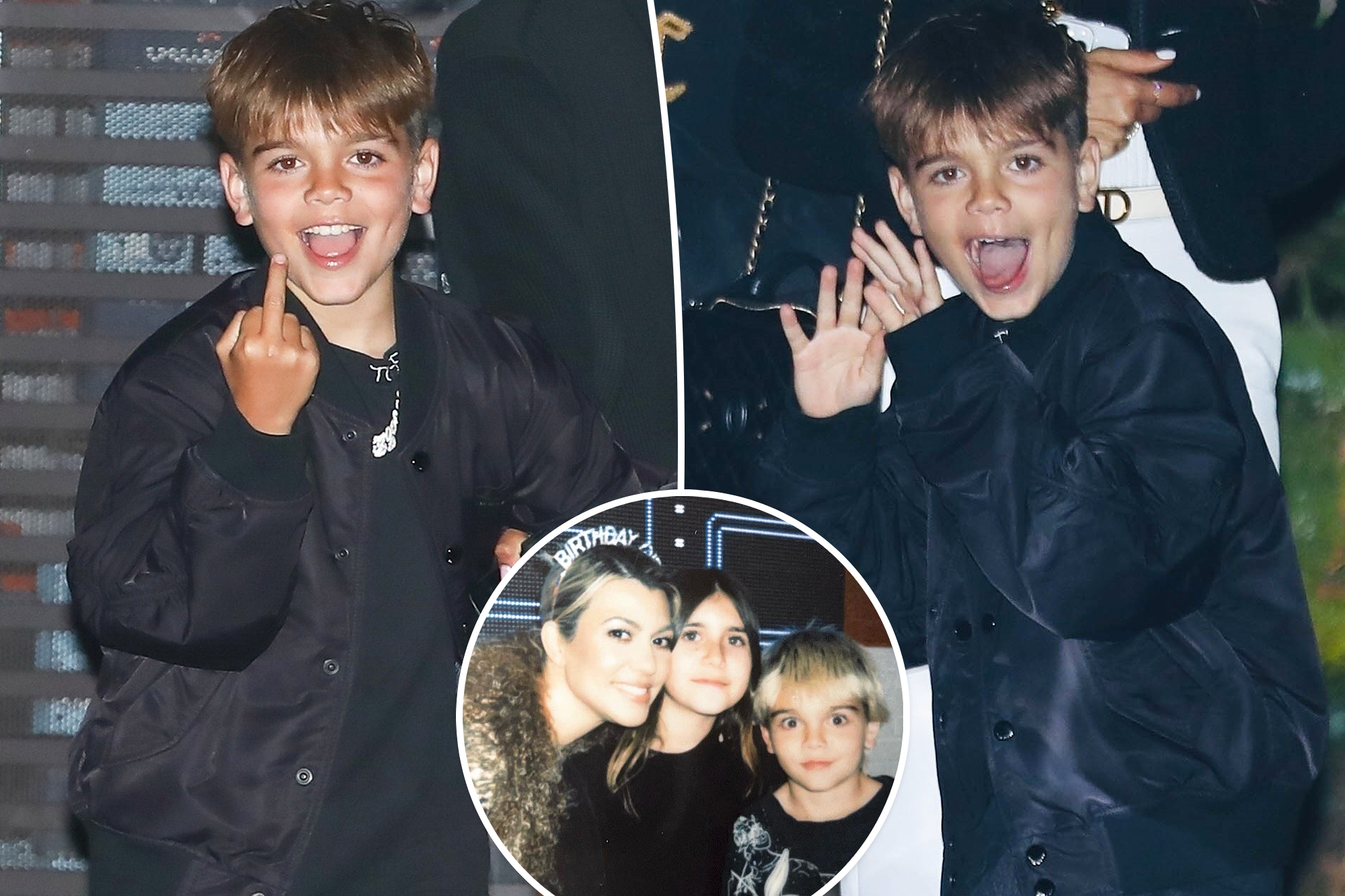 Kourtney Kardashian’s son Reign Disick, 10, trolls paparazzi