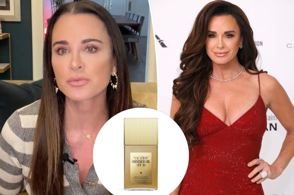 Kyle Richards makes use of this physique oil as a substitute of getting a sprig tan