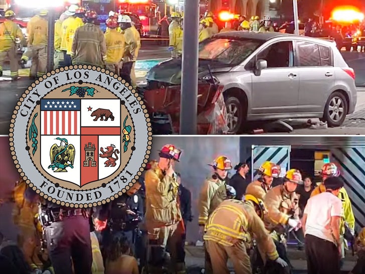 30 Injured After Automotive Crashes into Crowd Outdoors L.A. Nightclub, Driver Shot