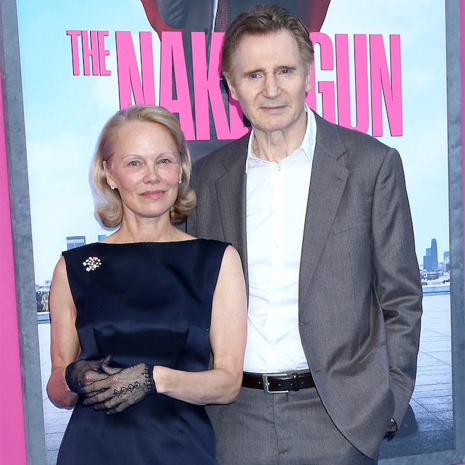 Pamela Anderson, Liam Neeson Reveal Surprises Learned About Each Other