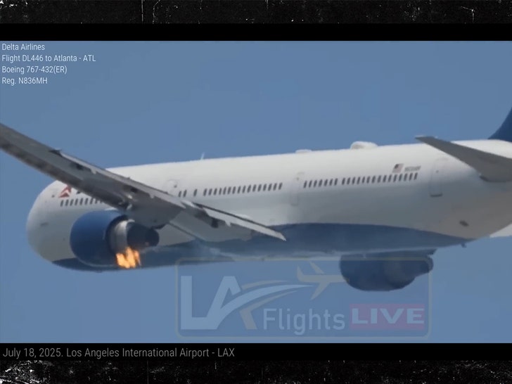 Dramatic Video Exhibits Airplane Engine Erupt in Flames After LAX Takeoff