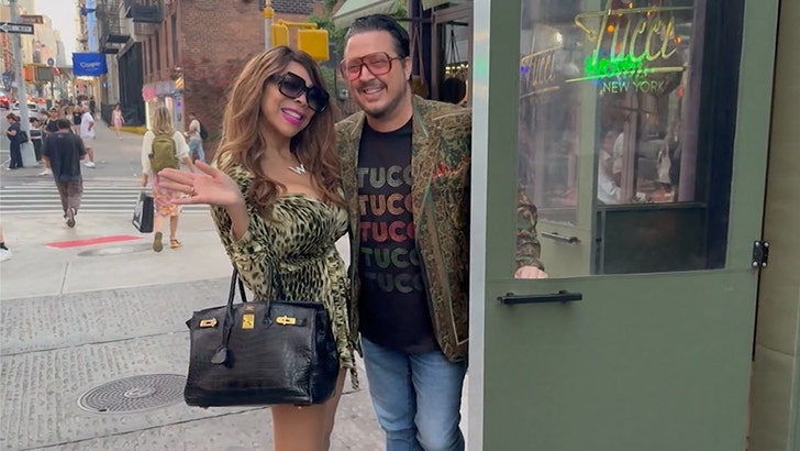 Wendy Williams All Smiles in Quick Gown for 61st Birthday Celebration