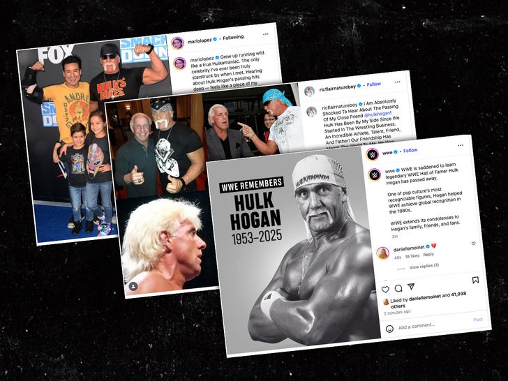 Celebs React to Hulk Hogan’s Demise