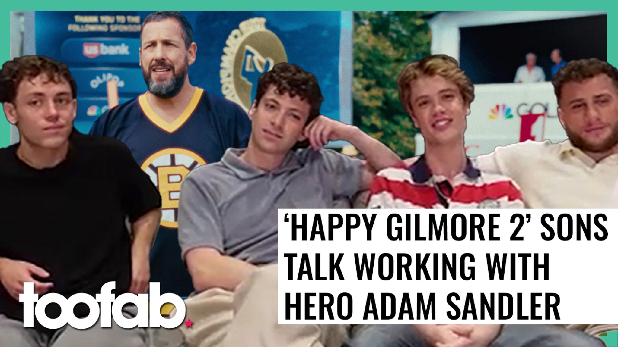 Glad Gilmore 2 Sons Discuss Working With Hero Adam Sandler