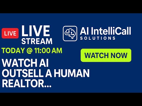 🎥 LIVE STREAM EVENT 🎙️ 🚨 TODAY: Watch AI Outsell a Human Realtor… LIVE 🚨