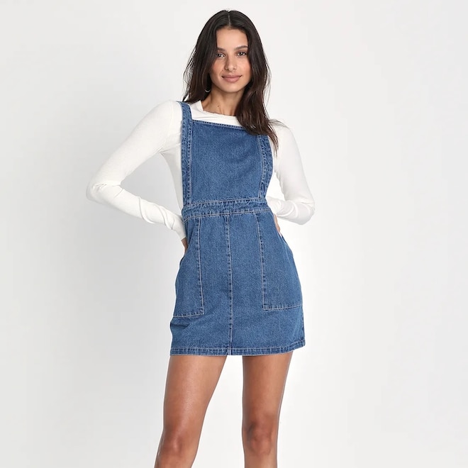 Best Denim Dresses for Fall From Amazon, Abercrombie & Fitch & More