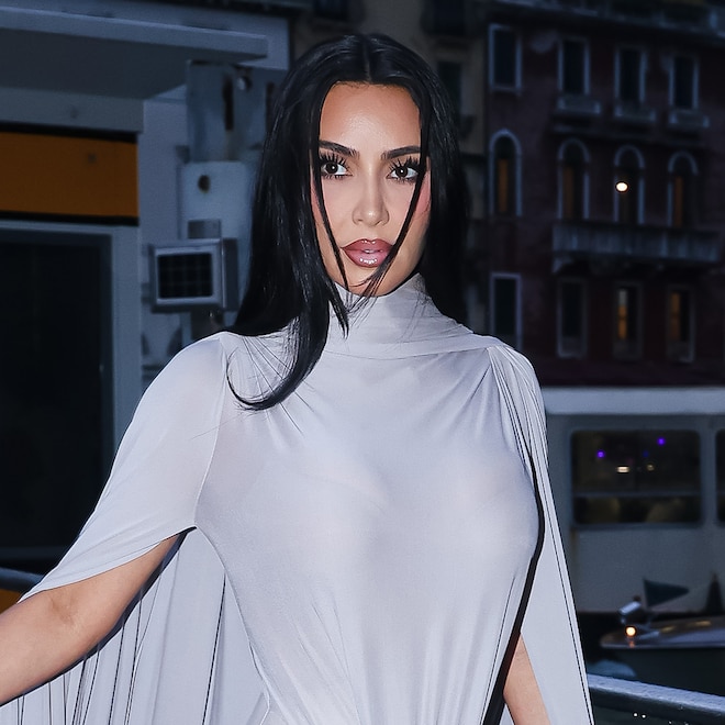 Kim Kardashian Steps Out With Polarizing Ensemble for Party in Venice