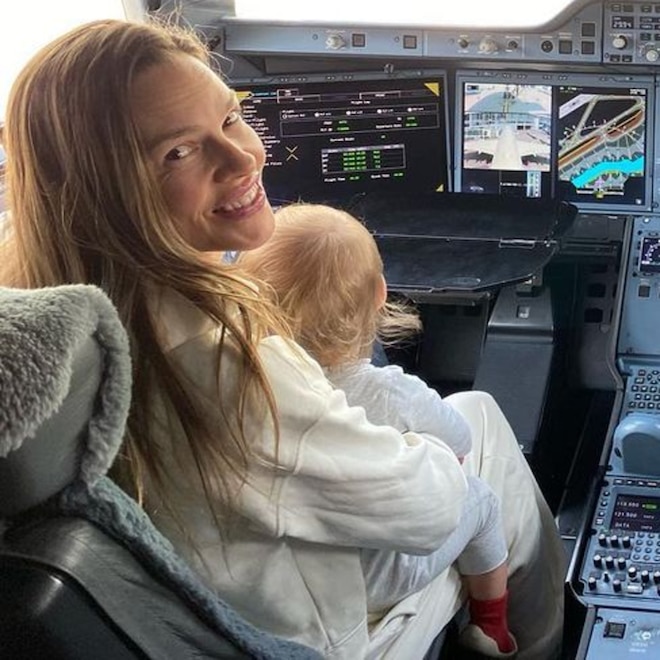 Hillary Swank Shares Rare Look at Toddler During Relatable Travel Day