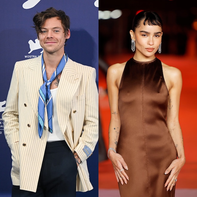 Zoë Kravitz and Harry Styles Step Out Arm-in-Arm While in Rome