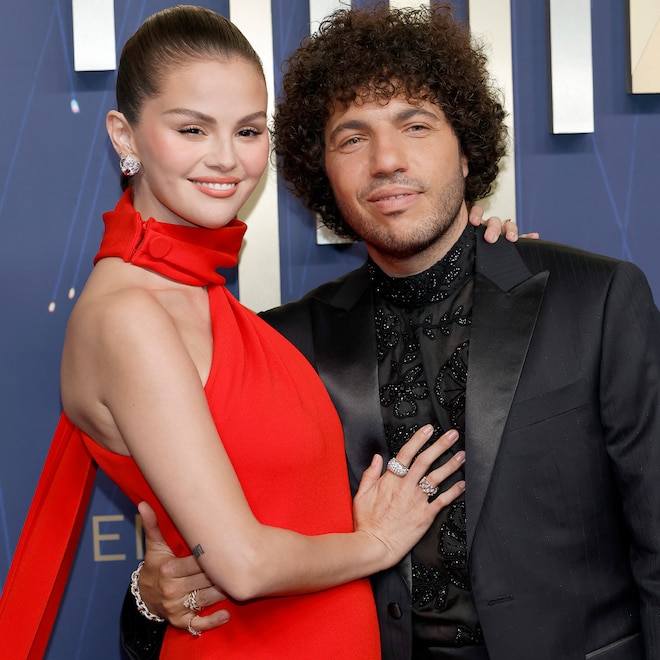 Selena Gomez and Benny Blanco Make Red Carpet Debut at Emmys 2025
