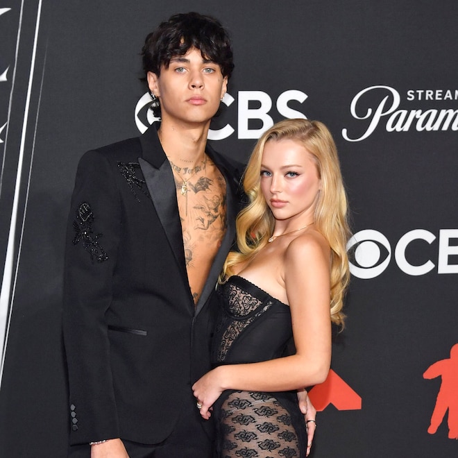 VMAs 2025: Landon Barker Makes Red Carpet Debut With Skyla Sanders