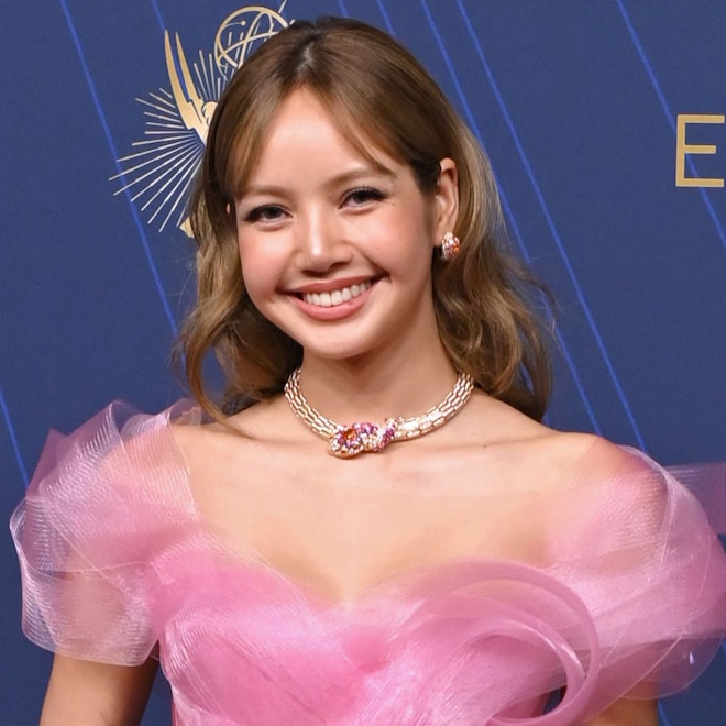 BLACKPINK’s Lisa Stuns in High-Slit Tulle Gown on Emmys Red Carpet