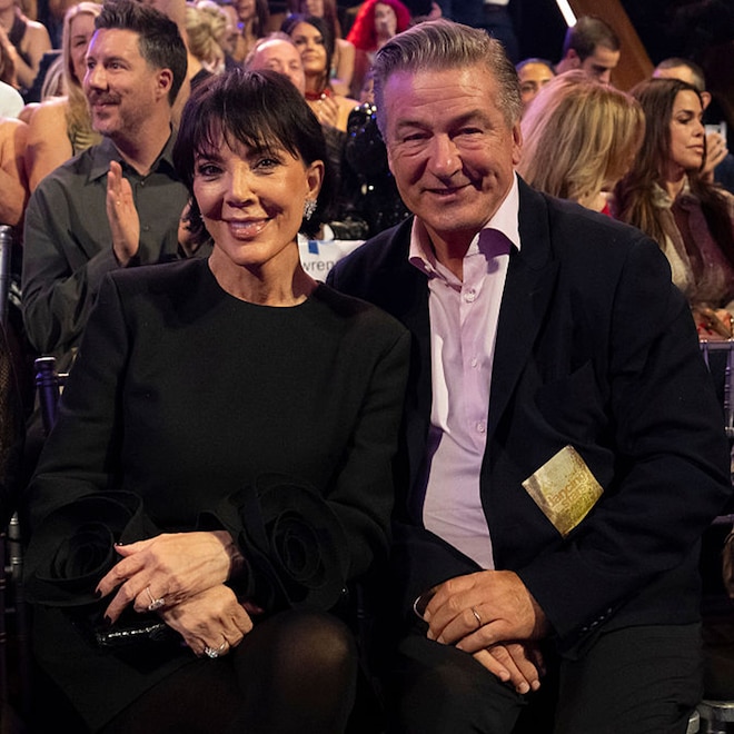 Kris Jenner & Alec Baldwin Support Hilaria Baldwin at DWTS