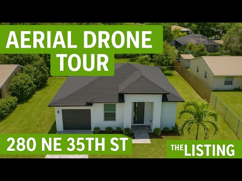 Aerial Drone Tour | 280 NE 35th St, Oakland Park FL | The Listing Team at RESF