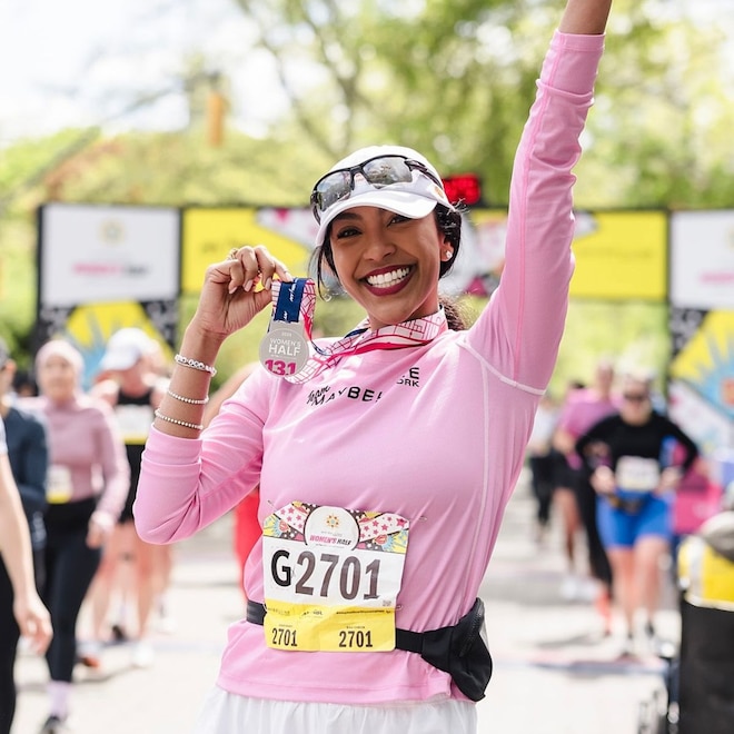 18 Products Tayshia Adams Swears By For Running the NYC Marathon