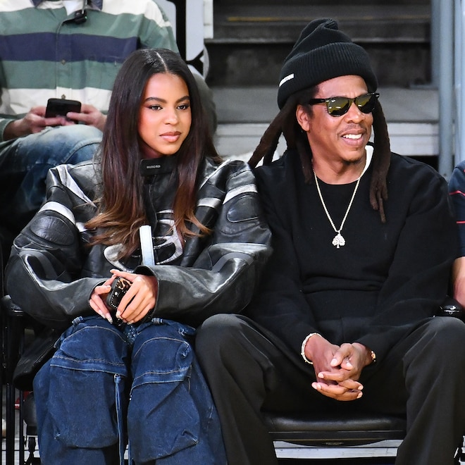 Blue Ivy Carter Is Beyoncé’s Twin During Courtside Outing With Jay-Z