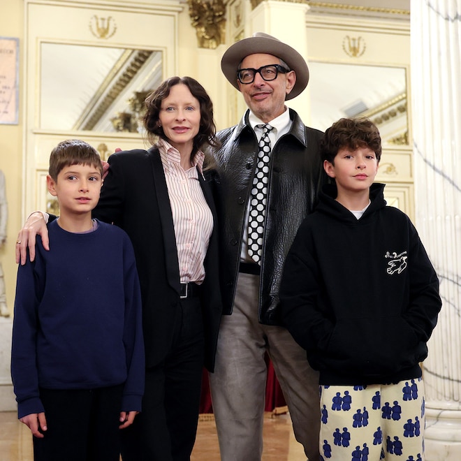 Jeff Goldblum Makes Rare Public Appearance With His 2 Kids