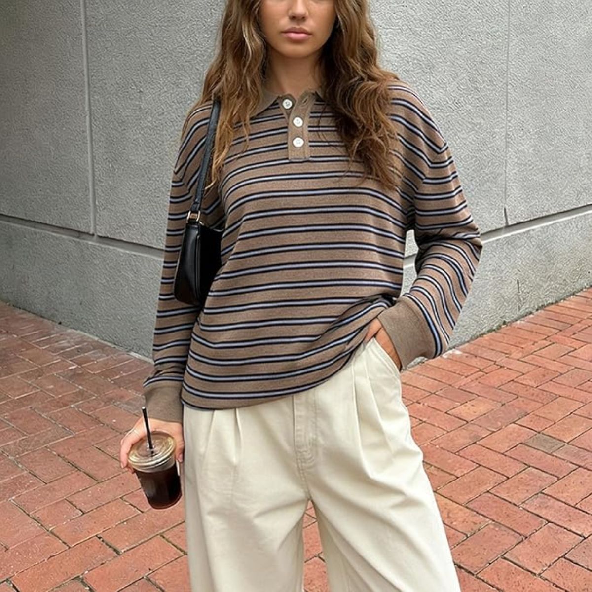 A Stylist Says This Is the Right Way To Wear the Rugby Shirt Trend