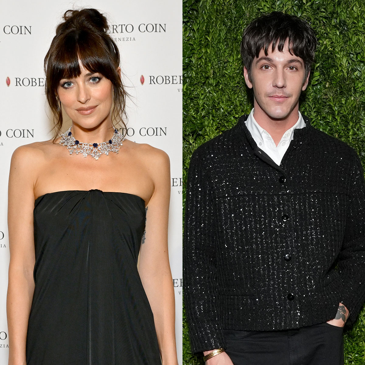 Dakota Johnson, Role Model Seal Their Romance With Kiss