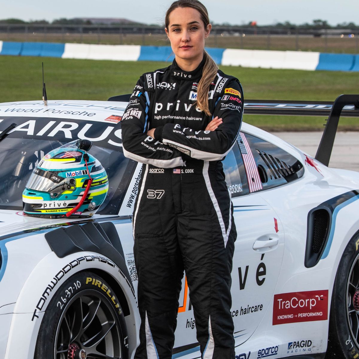 Race Car Driver Sabré Cook Uses Drugstore Mascara That Lasts at 200MPH