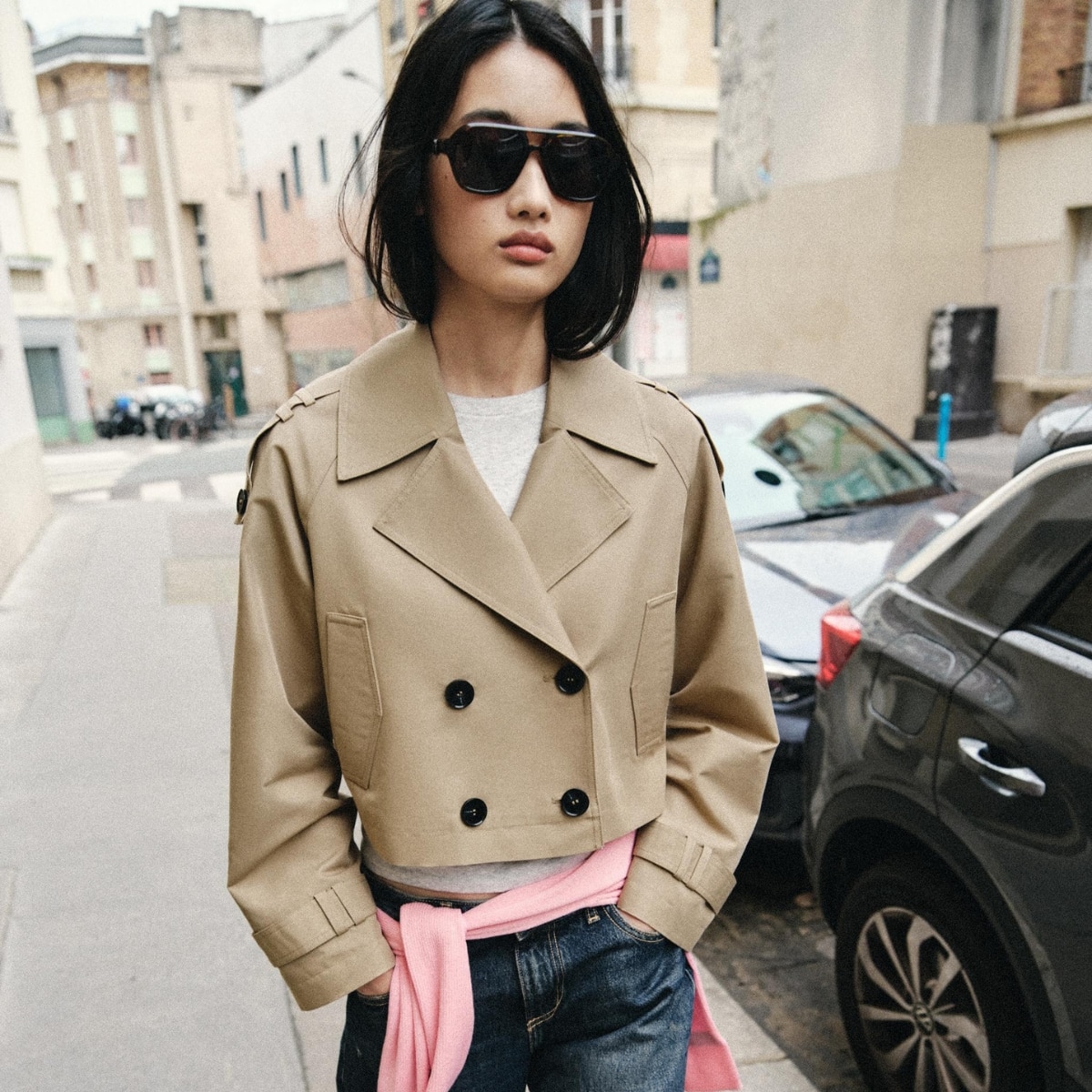 Cropped Trenches Are the Throw-On-and-Go Jacket of Spring