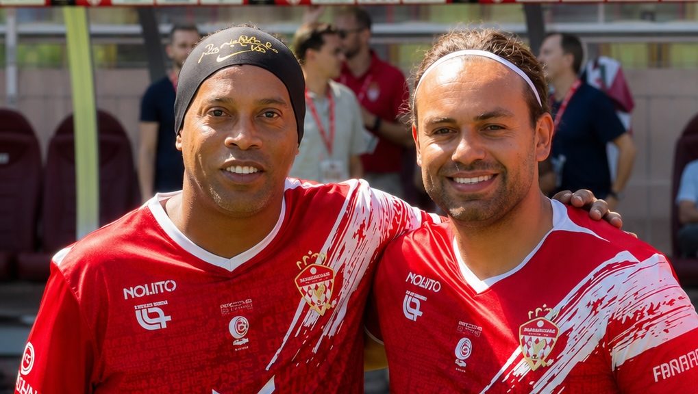 MR THANK YOU AND RONALDINHO WIN CHARITY FOOTBALL MATCH IN MONACO ALONGSIDE GLOBAL STARS