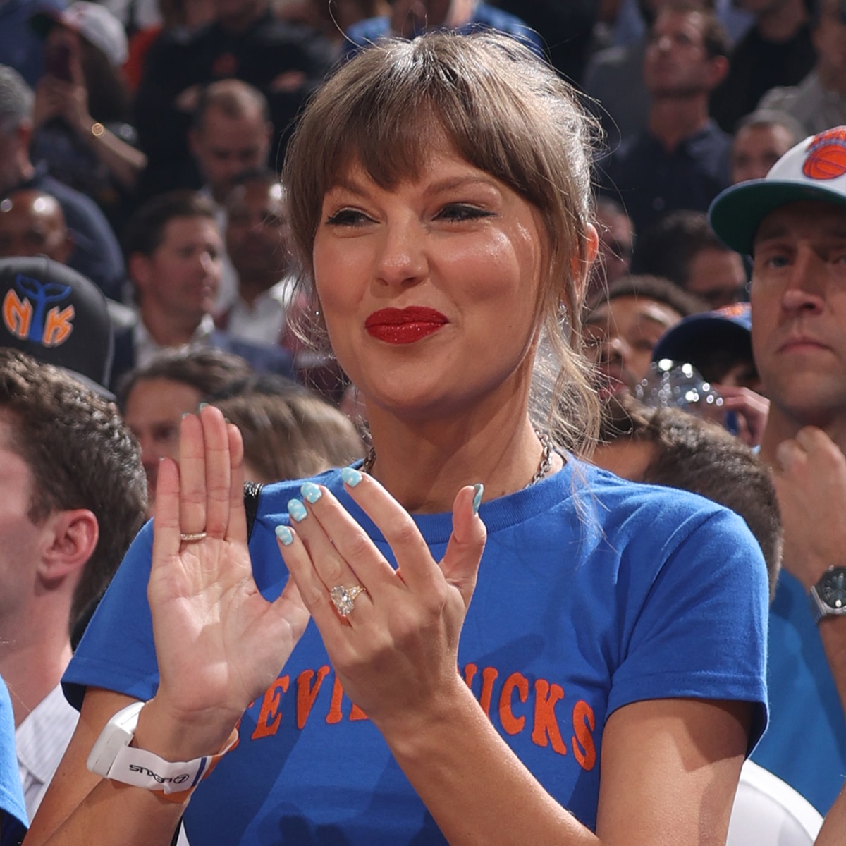 Knicks Analyst Monica McNutt Reacts After Shading Taylor Swift at Game