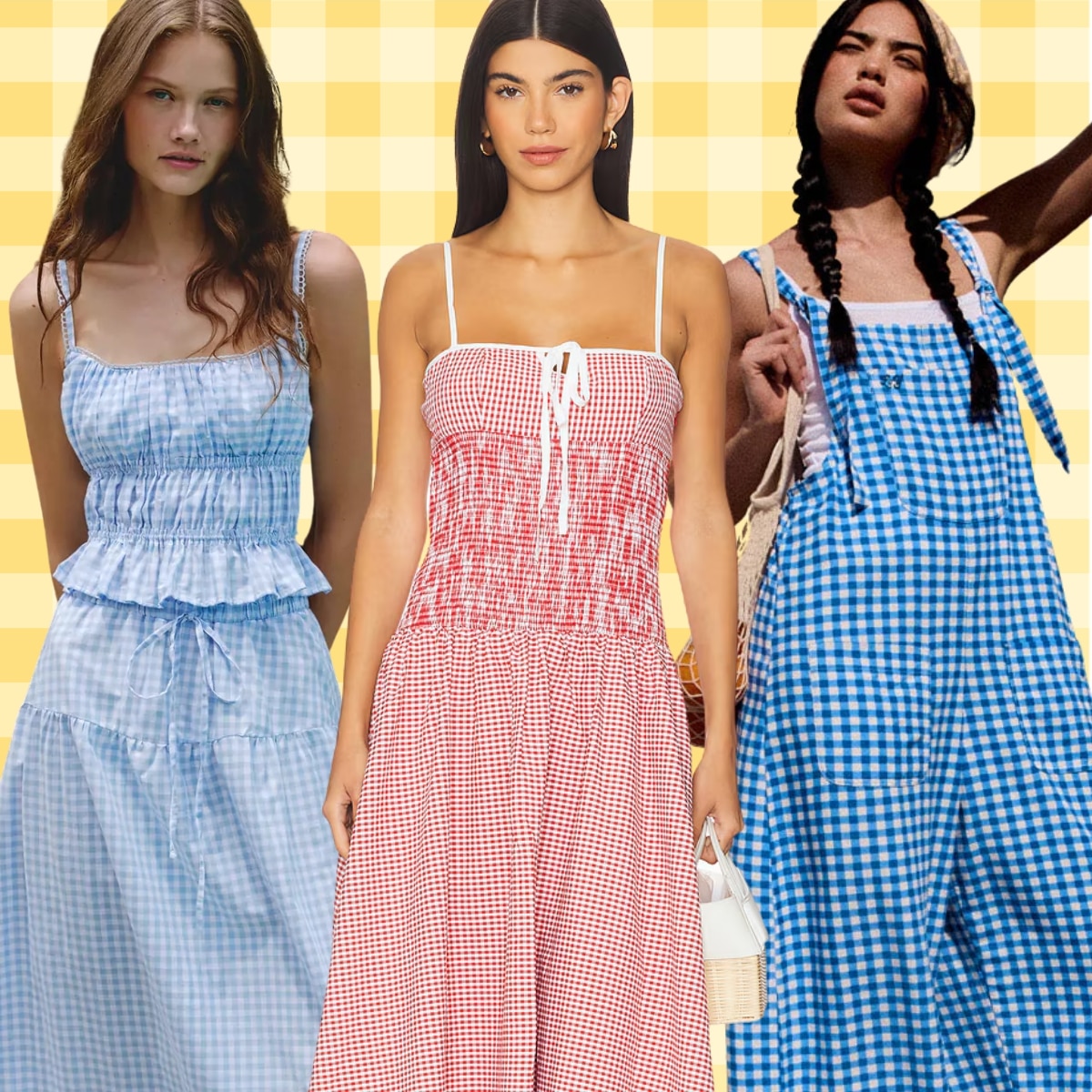 The Viral Fashion-Girl Way to Wear Gingham Right Now