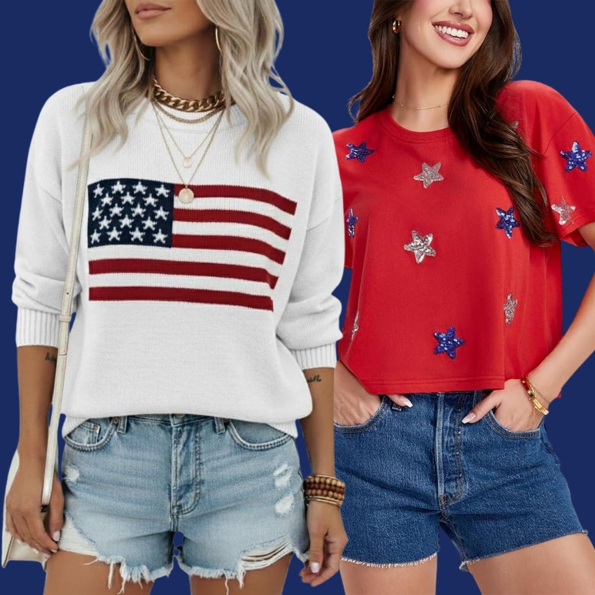 Red, White & Blue July 4th Outfits That Are Actually Cute (& on Sale)