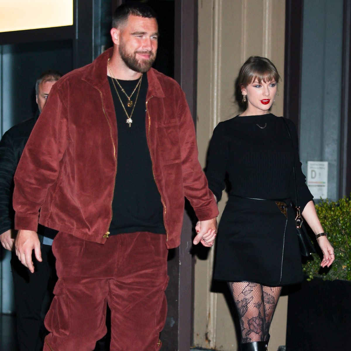 Dakota Johnson & More Head to Taylor Swift, Travis Kelce’s Wedding