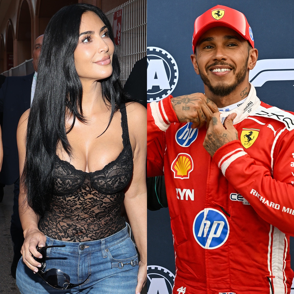 Lewis Hamilton Makes Rare Comment About Girlfriend Kim Kardashian