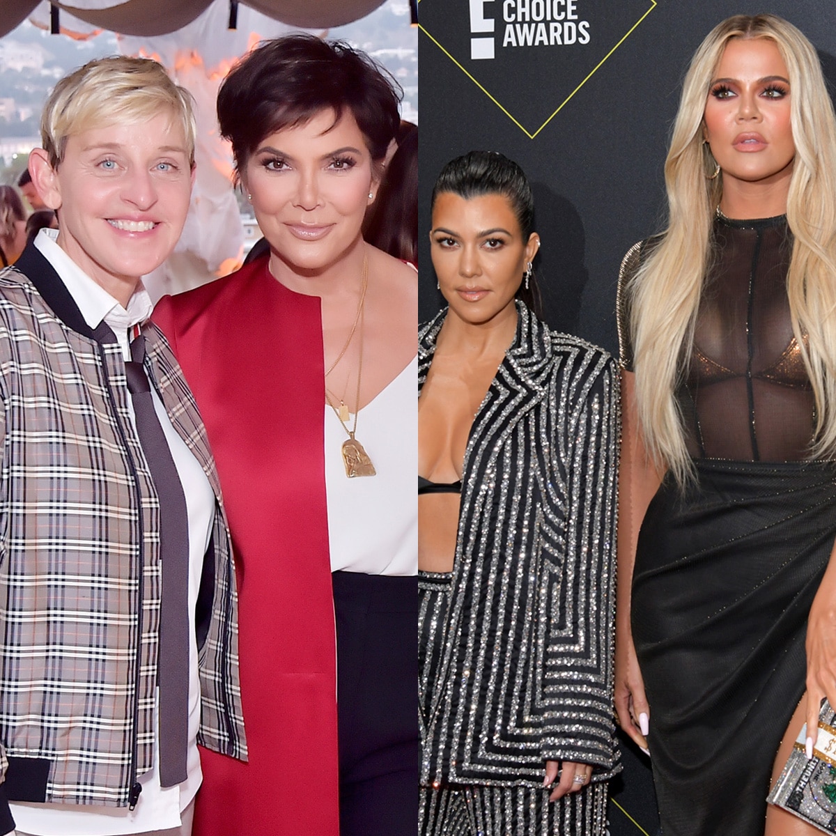Khloe & Kourtney Kardashian React to Ellen DeGeneres’s MJ Tribute