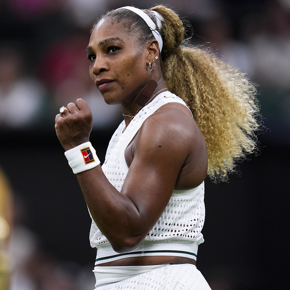 Serena Williams Says She Suffered Knee Injury During Wimbledon Return