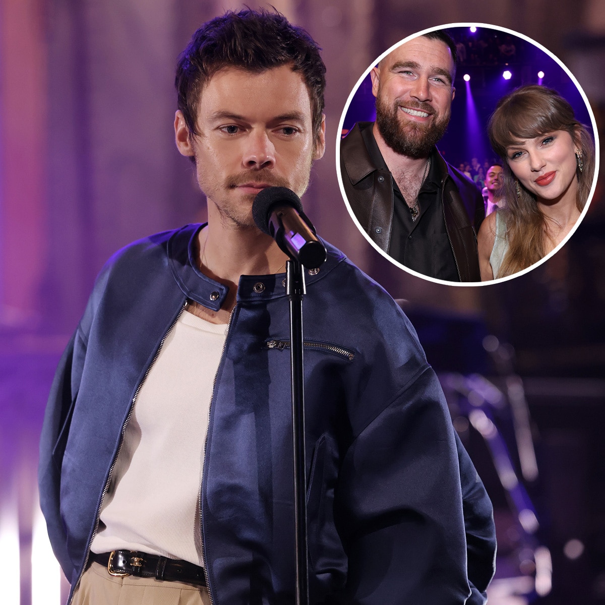 Harry Styles Makes Cheeky Comment About Ex Taylor Swift’s MSG Wedding