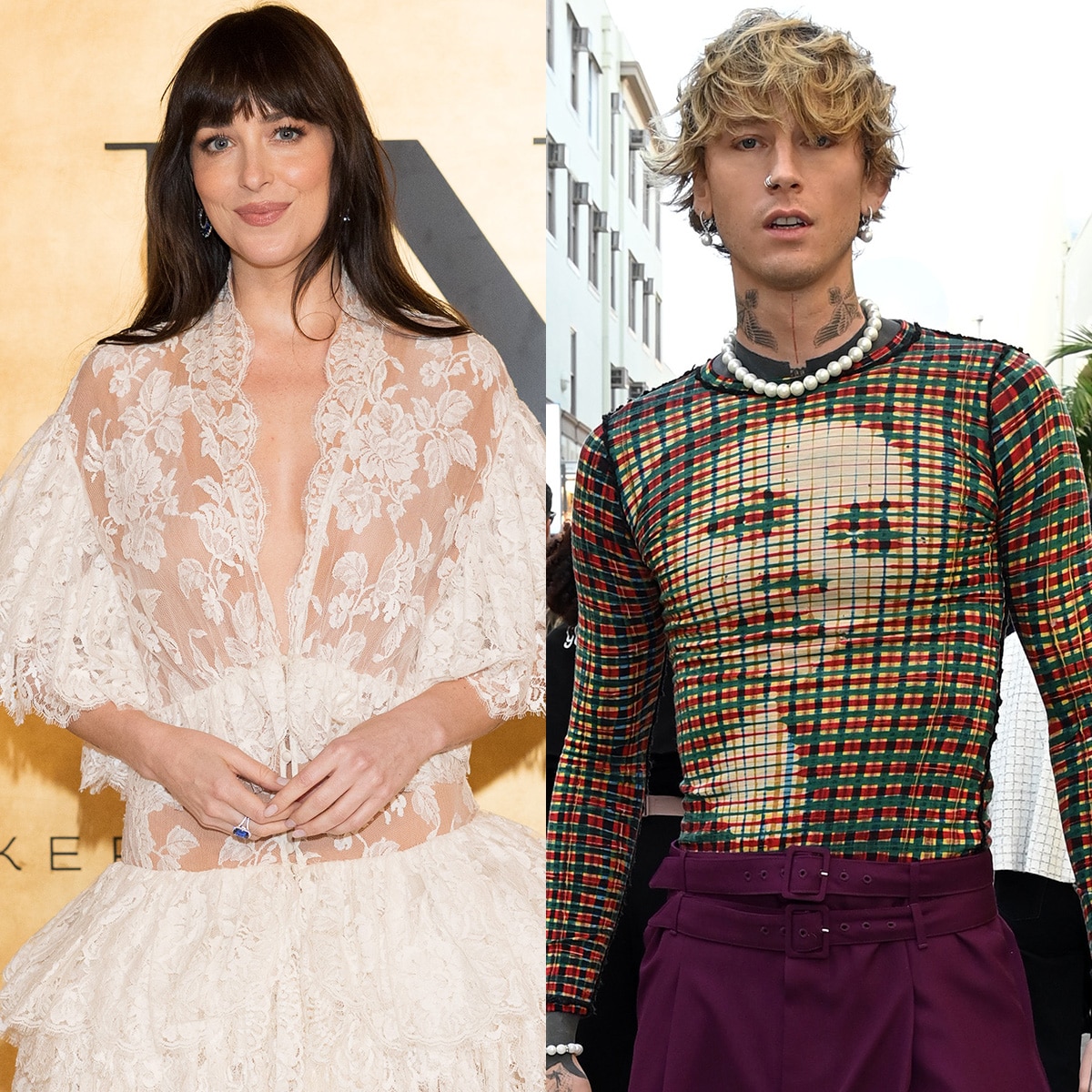 Dakota Johnson Steps Out With MGK in NYC After Role Model Breakup