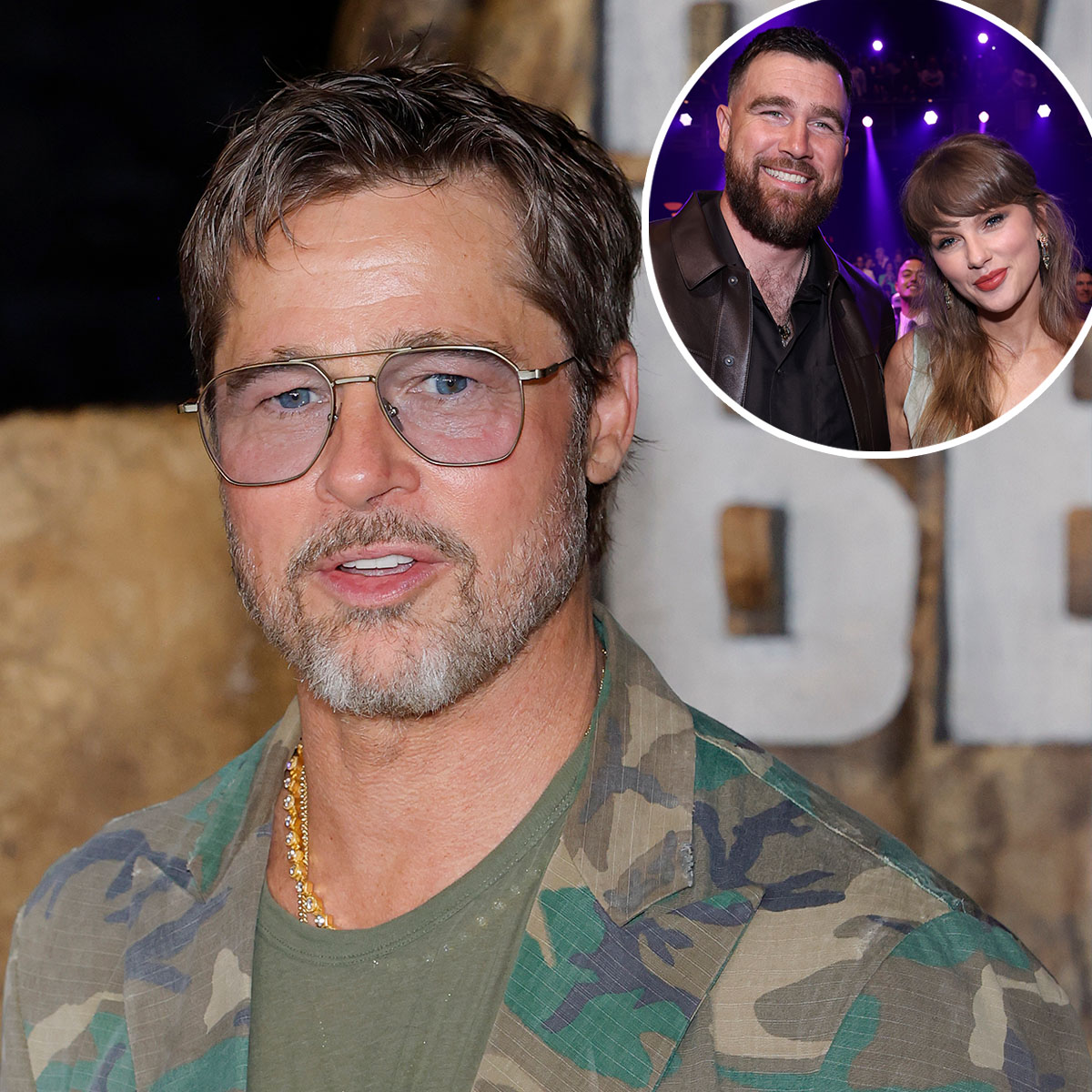 Brad Pitt Reveals Mishap From Taylor Swift & Travis Kelce’s Wedding