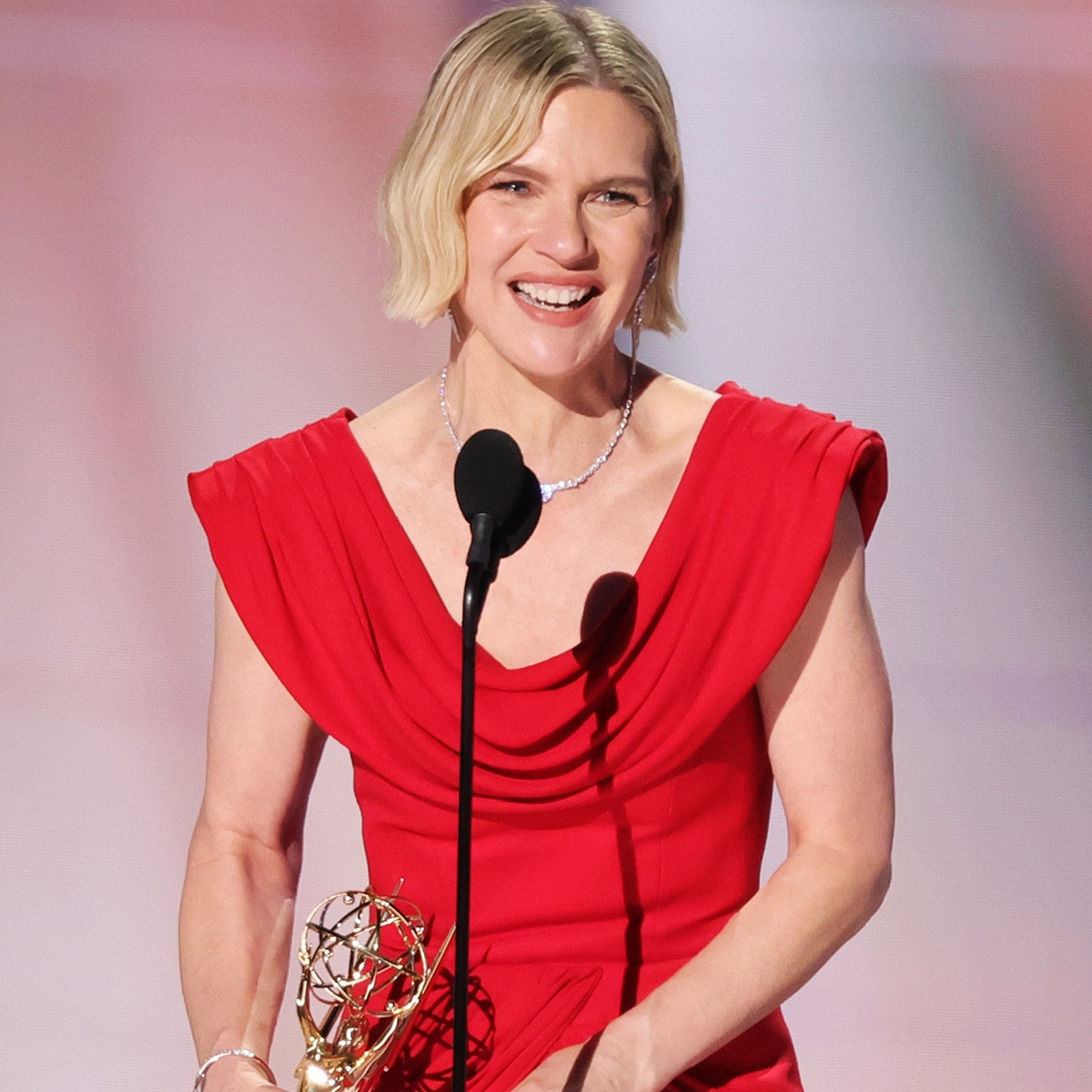 Rhea Seehorn Jokes Beta Blocker Can’t Stop Her Crying at Emmys 2026